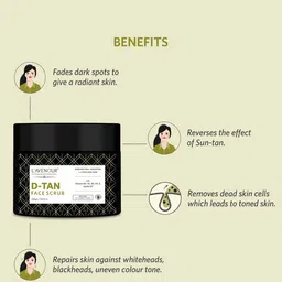 L'AVENOUR Set Of 2 D-Tan Face Scrub For Deep Exfoliation - 200 g Each image 2