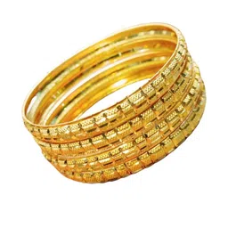 SGN fashion Gold Brass Bangles-picture-34