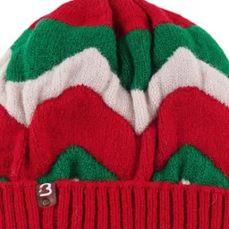 Bharatasya Unisex Self Design Casual Beanie image 3