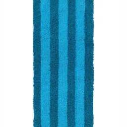 Saral Home Turquoise Blue & Blue Striped Rectangular Runner image 4