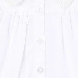 max Peter Pan Collar Flared Sleeve Cotton Top image 4