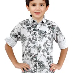 BAESD Boys Floral Opaque Printed Casual Shirt-picture-21