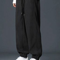 SZN Men High-Rise Joggers Trousers-picture-3