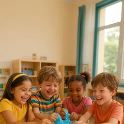 Kalra Magic Kids Non Toxic Clear Crystal Slime Soft Jelly Clay Putty Mud Stress Relief Toy image 3