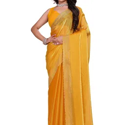 Indian Fashionista Embellished Beads and Stones Organza Saree-image-27