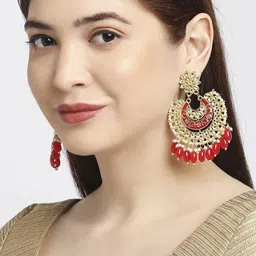 OOMPH Floral Chandbalis Earrings image 4