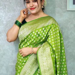 WOVENSTOCK Woven Design Zari Pure Silk Handloom Kanjeevaram Saree-image-64