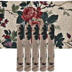 prakartik Rectangular Pack of 6 Table Placemat-picture-11