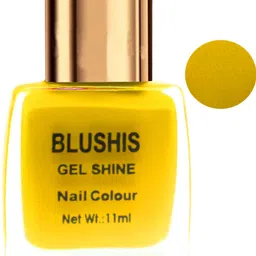 blushis Gel Shine Nail colour (Yellow corn color) Yellow Corn image 3