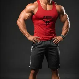 furrr GYM PRINTED WARRIORS SANDO Men Vest image 5