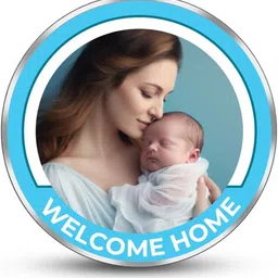 BIS Hallmarked Personalized New Born Baby (NB-NEW6-20G233) S 999 20 g Silver Coin-image-46