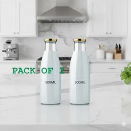 b7 creations Glass Milk Container - 500 ml image 1