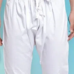 LemonX Classic White Cotton Pajama for Men Men Pyjama image 4