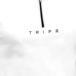 tripr Men Solid Henley Neck Cotton Blend White T-Shirt image 5