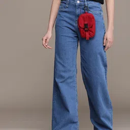 The Roadster Life Co. Women Wide Leg Stretchable Jeans-image-25