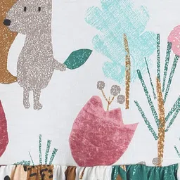 MINI KLUB Girls Conversational Printed Cotton Fit & Flare Dress image 3