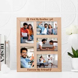 Personalized Forever My Friend Frame For Brother image 1