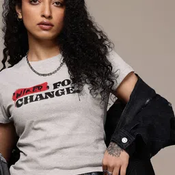 The Roadster Life Co. Slim Fit Typography Printed Pure Cotton T-shirt-picture-23