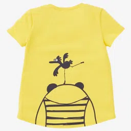 domyos Baby Gym T-Shirt Sportee 100 - Yellow image 2