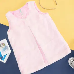 Pantaloons Junior Girls Pink Sweaters-picture-12