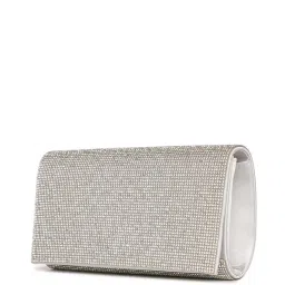 Aldo FAHARI040 Silver Embellished Clutch image 2