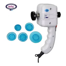 Crescent Ultimate Delux Quick Relief Full Body Electric Massager with 5 Applicator (White) image 2