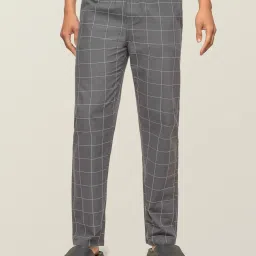 XYXX Grey & Navy Slim Fit Pyjama Pants (Pack Of 2) image 2