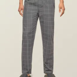 XYXX Grey, Navy & Red Checks Pyjamas (Pack Of 3) image 2