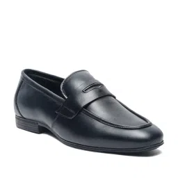 Teakwood Leathers Men's Black Formal Loafers image 2