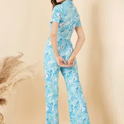 Rare Blue Printed Co-Ord Set image 2