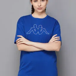 KAPPA Blue Cotton Printed Sports T-Shirt-picture-12