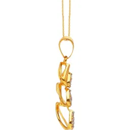 Malabar Gold and Diamonds 22K (916) BIS Hallmark Yellow Gold Pendant for Women image 3