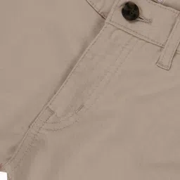 Gini & Jony Boys Beige Solid Bermuda image 3