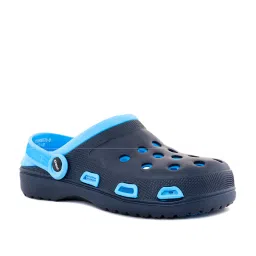 khadim Pro by Khadims Men's Navy Back Strap Clogs image 2