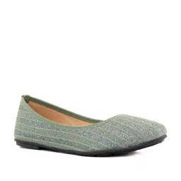 Khadim Women's Green Flat Ballets image 2