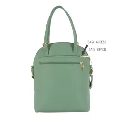 Baggit Seaweed Solid Medium Bowler Handbag image 2