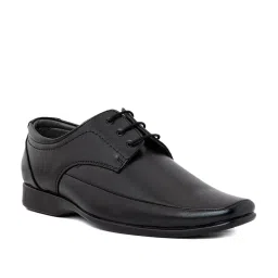 khadim Lazard by Khadims Men's Black Derby Shoes image 2