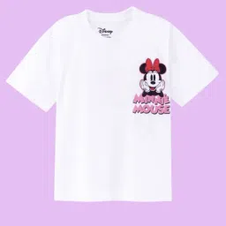 Nap Chief Girls White Cotton Relaxed Character Based T-Shirt-picture-28