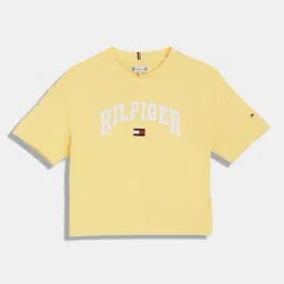 Tommy Hilfiger Kids Citronella Printed Slim Fit T-Shirt-image-13