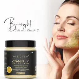 Desi Crew Set Of 4 Vitamin C Face Scrub- 100g Each image 2