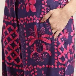 HERE&NOW Printed Shirt With Trousers Co-Ord Set image 2