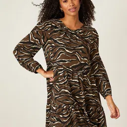 DOROTHY PERKINS Animal Print A-Line Dress-picture-28