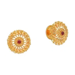Malabar Gold and Diamonds 22k (916) Yellow Gold Earrings for Women-picture-17