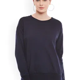 Belle Fille Navy Full Sleeves Sweatshirt-picture-19
