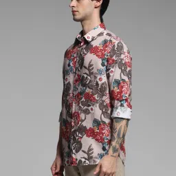 Jack & Jones MulticoloredSlim Fit Floral Print Shirt image 3