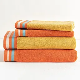 Ddecor Live Beautiful Multicolor 500 GSM Bath Towels & Hand towels - Set of 4 image 2