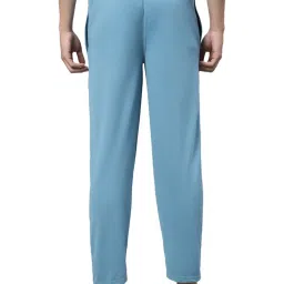 Vimal Jonney Light Grey & Blue Cotton Lounge Pants - Pack of 2 image 2