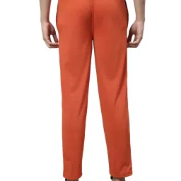 Vimal Jonney Grey Melange & Rust Cotton Lounge Pants - Pack of 2 image 2