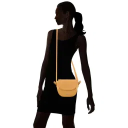 Fastrack Mustard Solid Small Sling Handbag for Women image 2