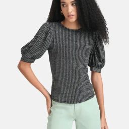 Kazo Silver Textured Top-picture-38